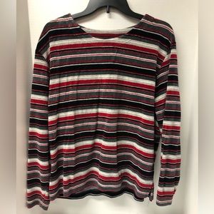 Erica velour ladies top